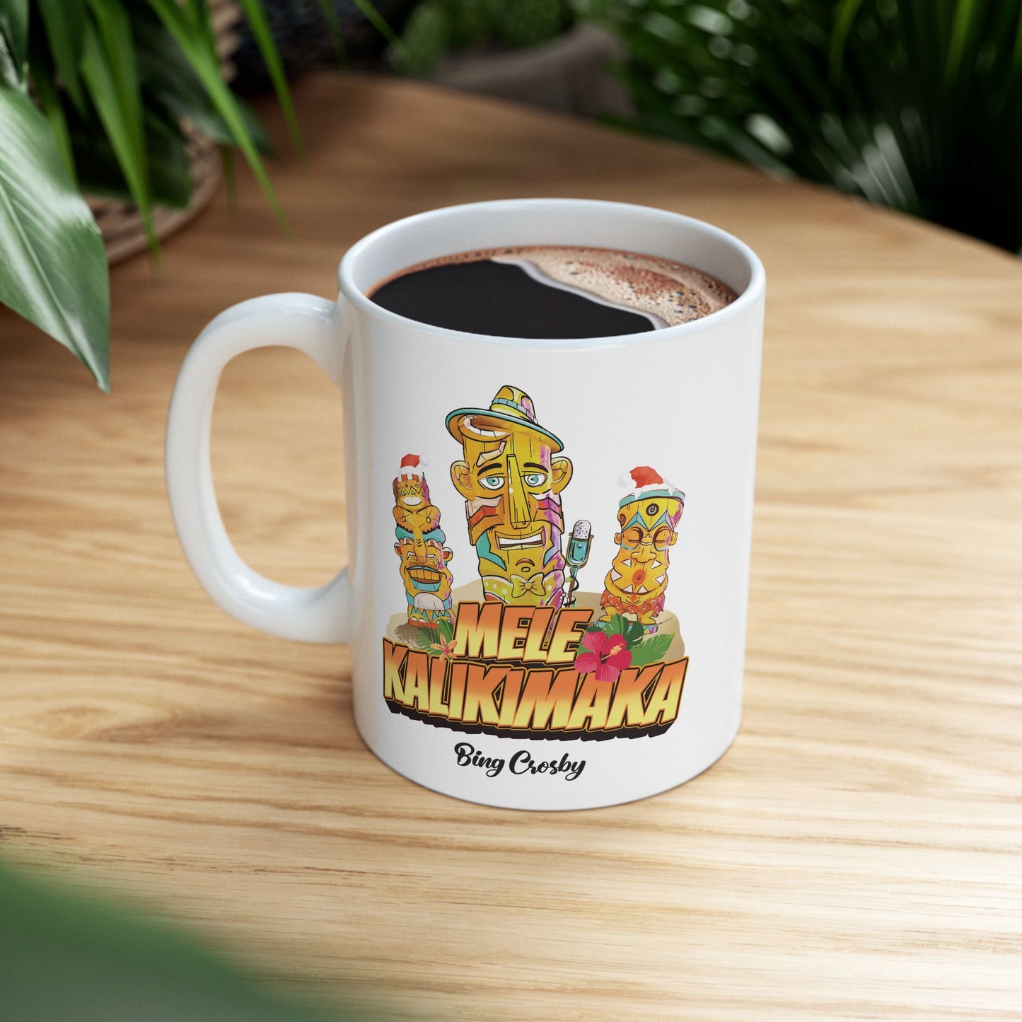 Mele Kalikimaka Ceramic Mug, (11oz)