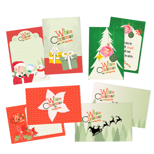 White Christmas Postcard (Set of 4)