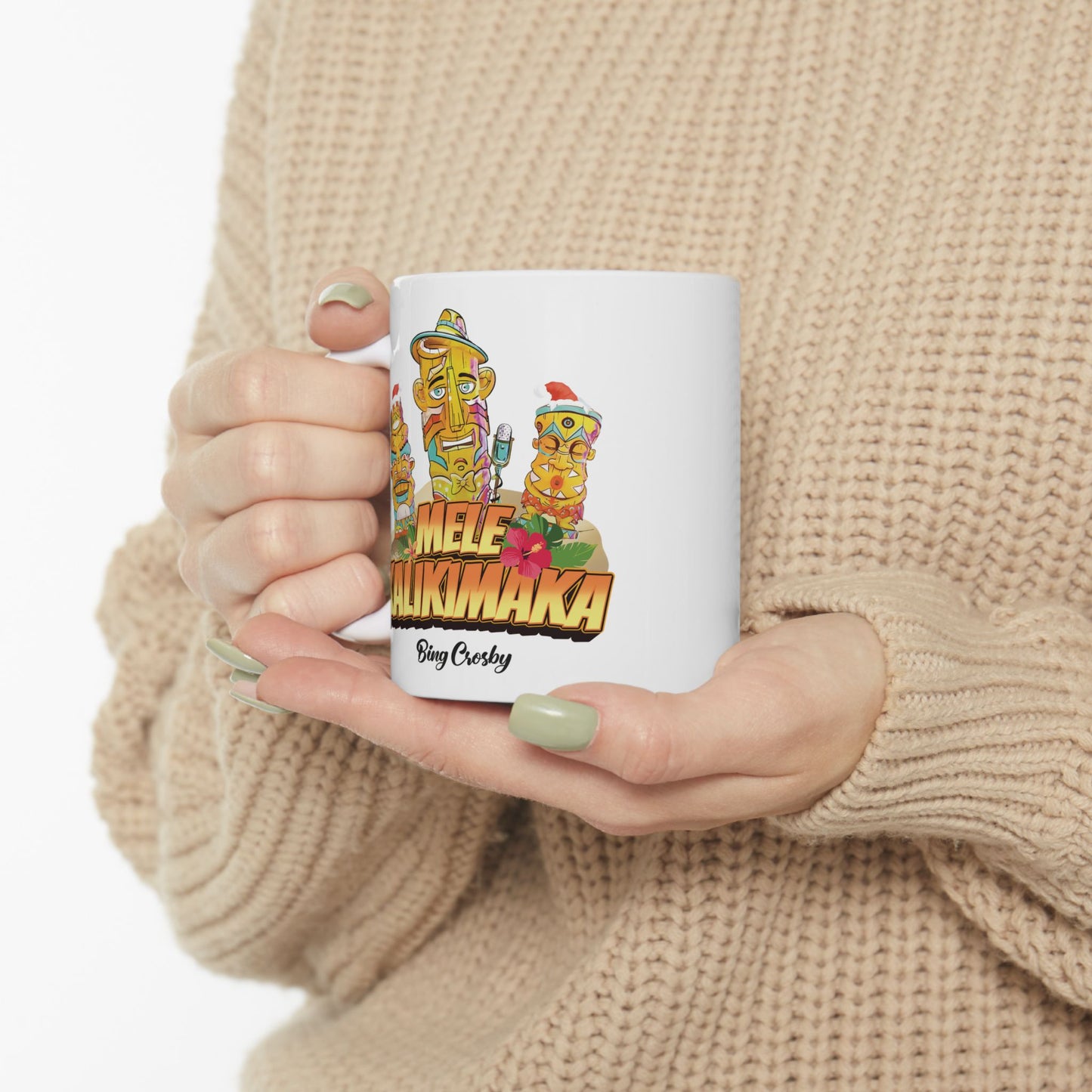 Mele Kalikimaka Ceramic Mug, (11oz)