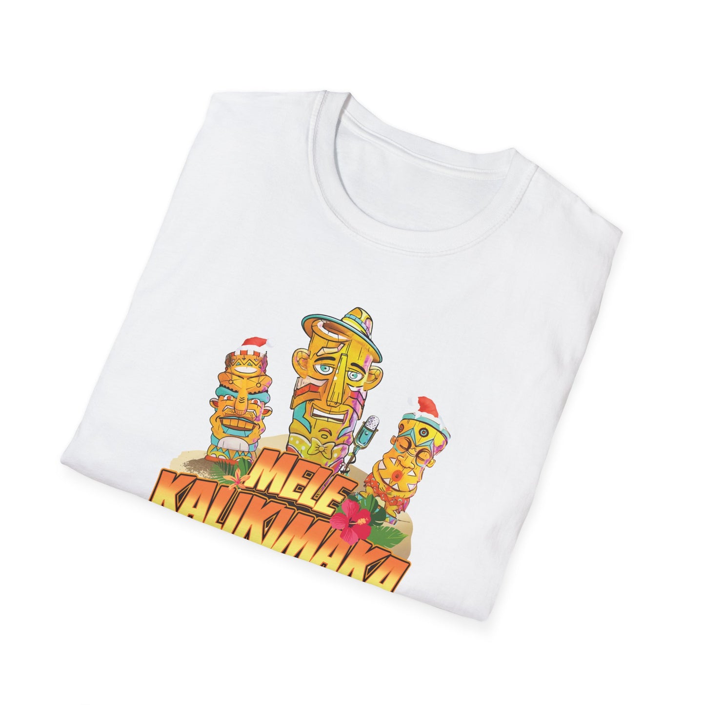 Mele Kalikimaka Unisex Garment-Dyed T-shirt