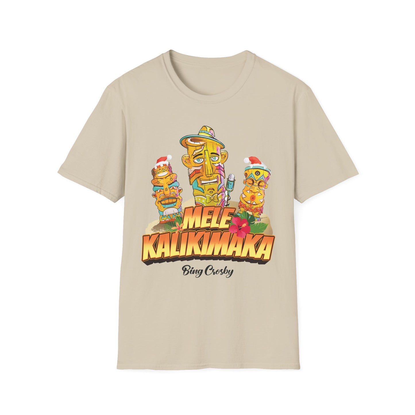 Mele Kalikimaka Unisex Garment-Dyed T-shirt