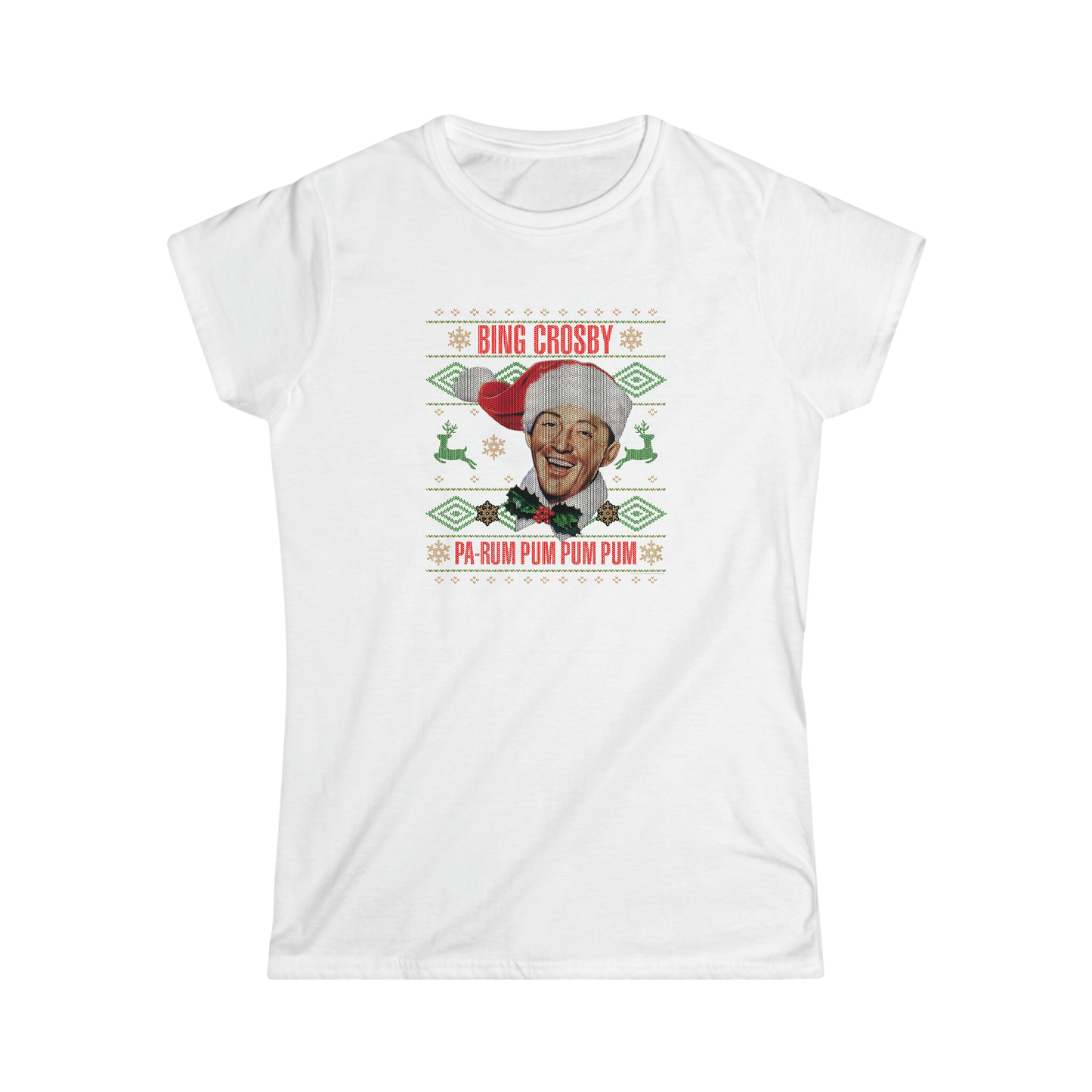 Bing Crosby Ugly Christmas Women's Tee