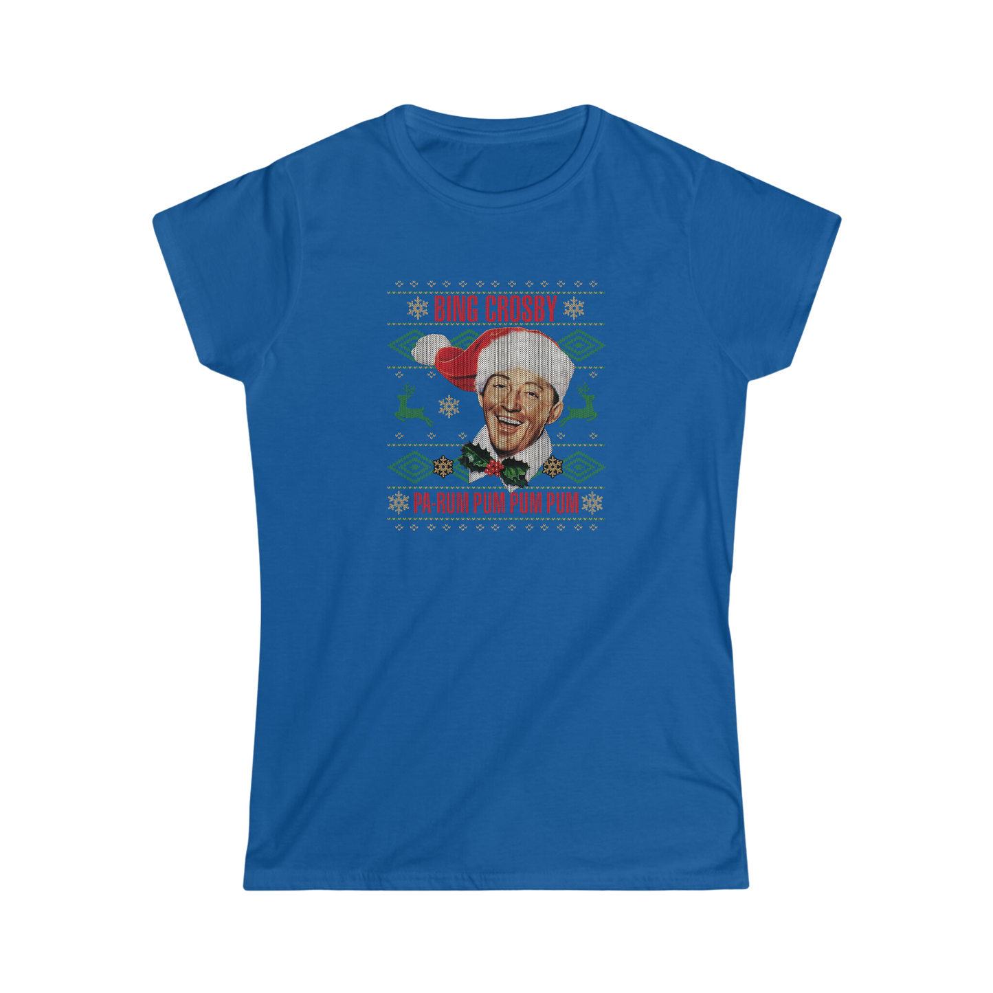 Bing Crosby Ugly Christmas Women's Tee