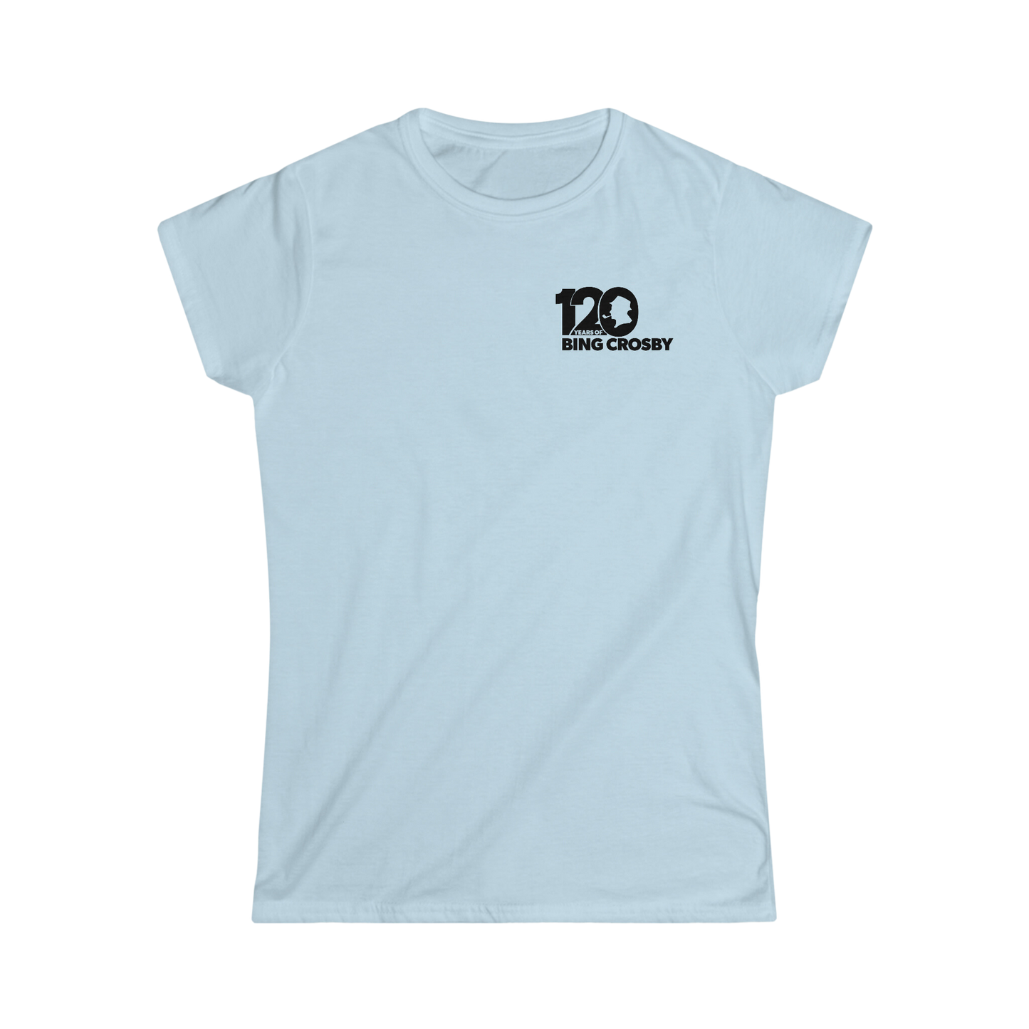 120 Years of Bing Crosby Women's Tee - Black Logo