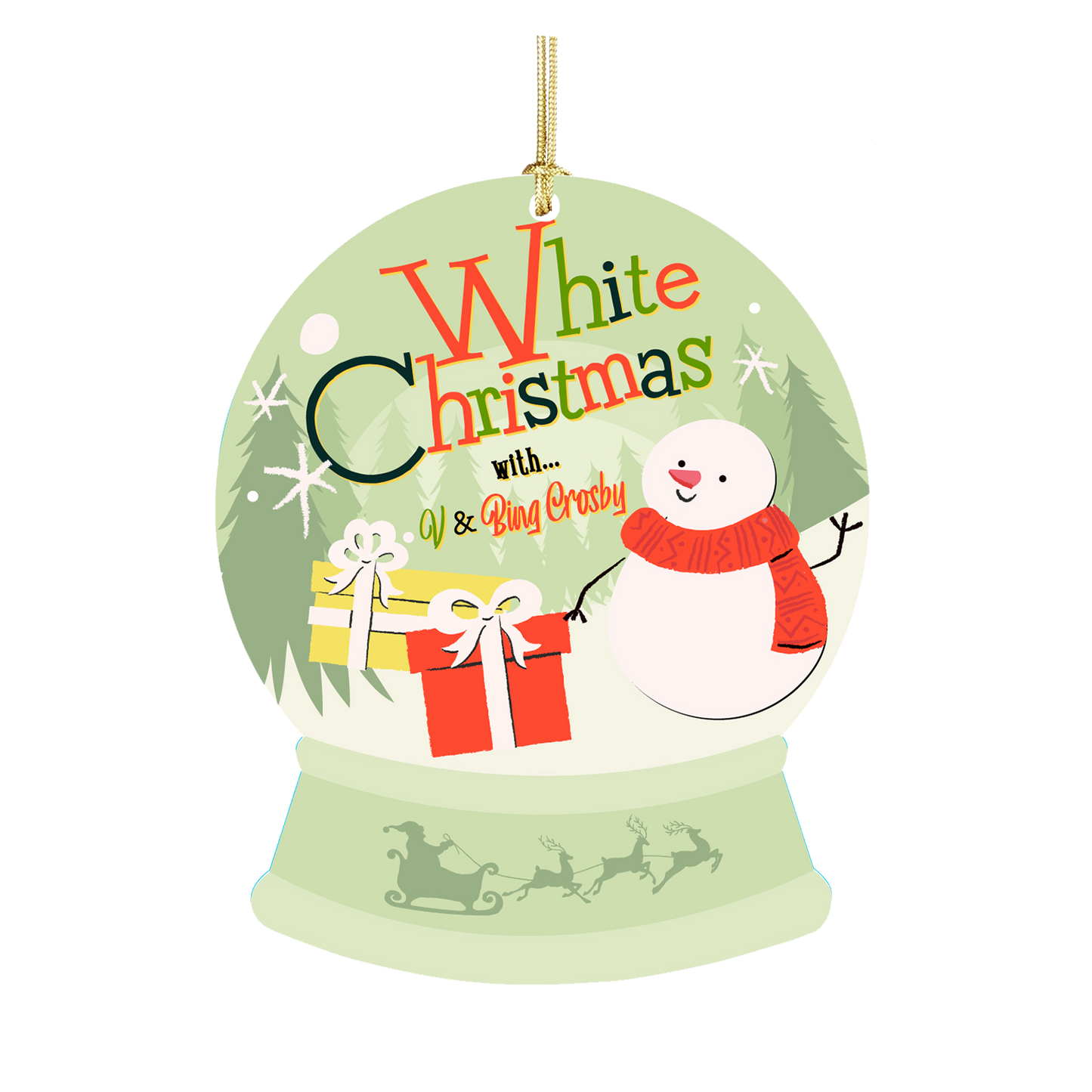V x Bing Crosby - White Christmas Ornament