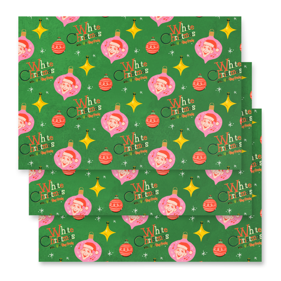 V x Bing Crosby - White Christmas Wrapping Paper