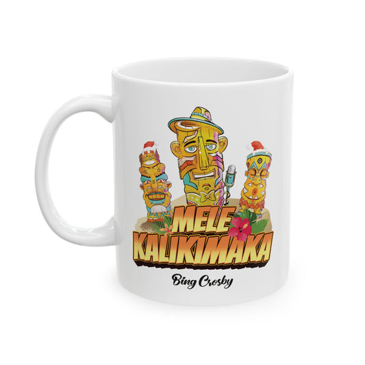 Mele Kalikimaka Ceramic Mug, (11oz)