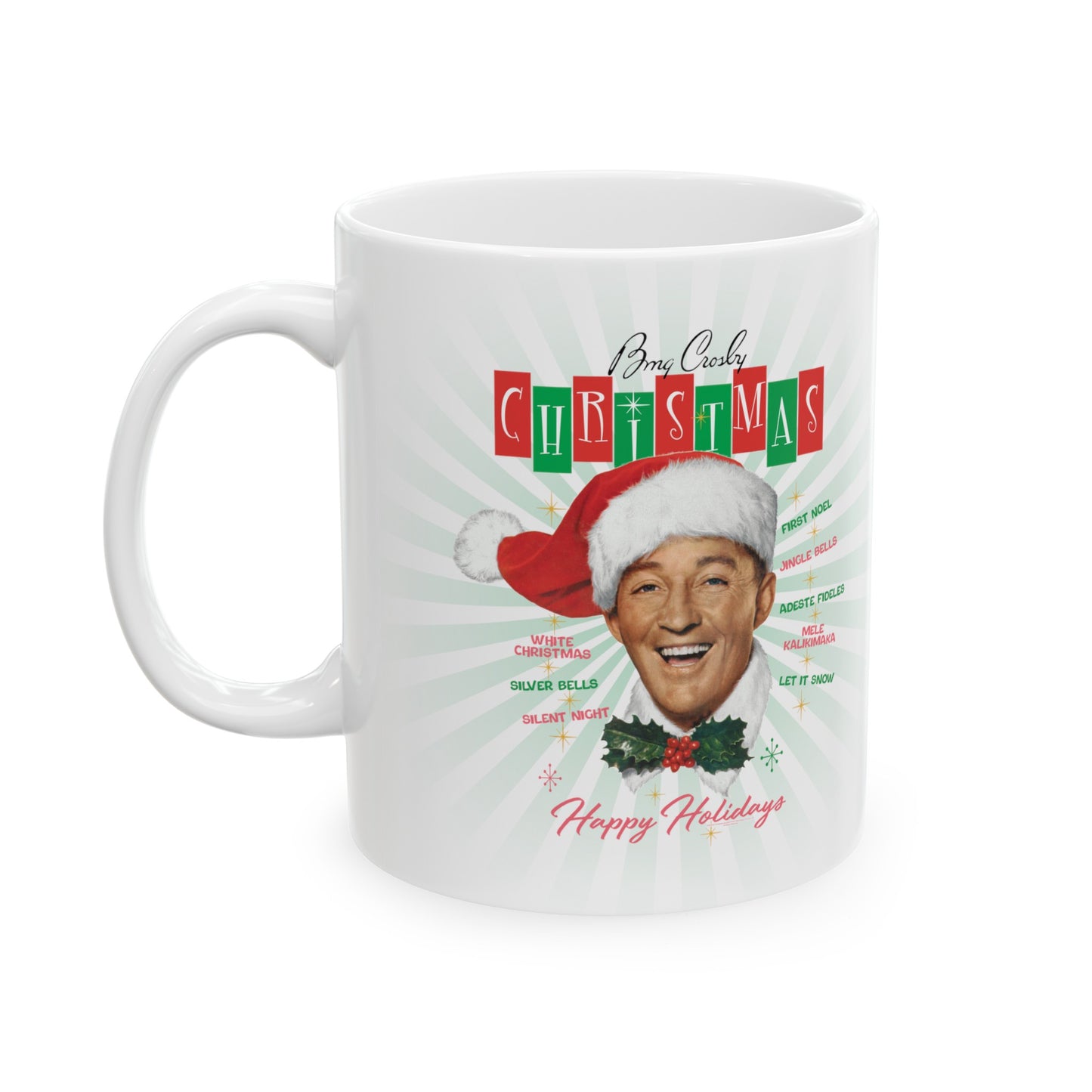 Bing Crosby Christmas Mug