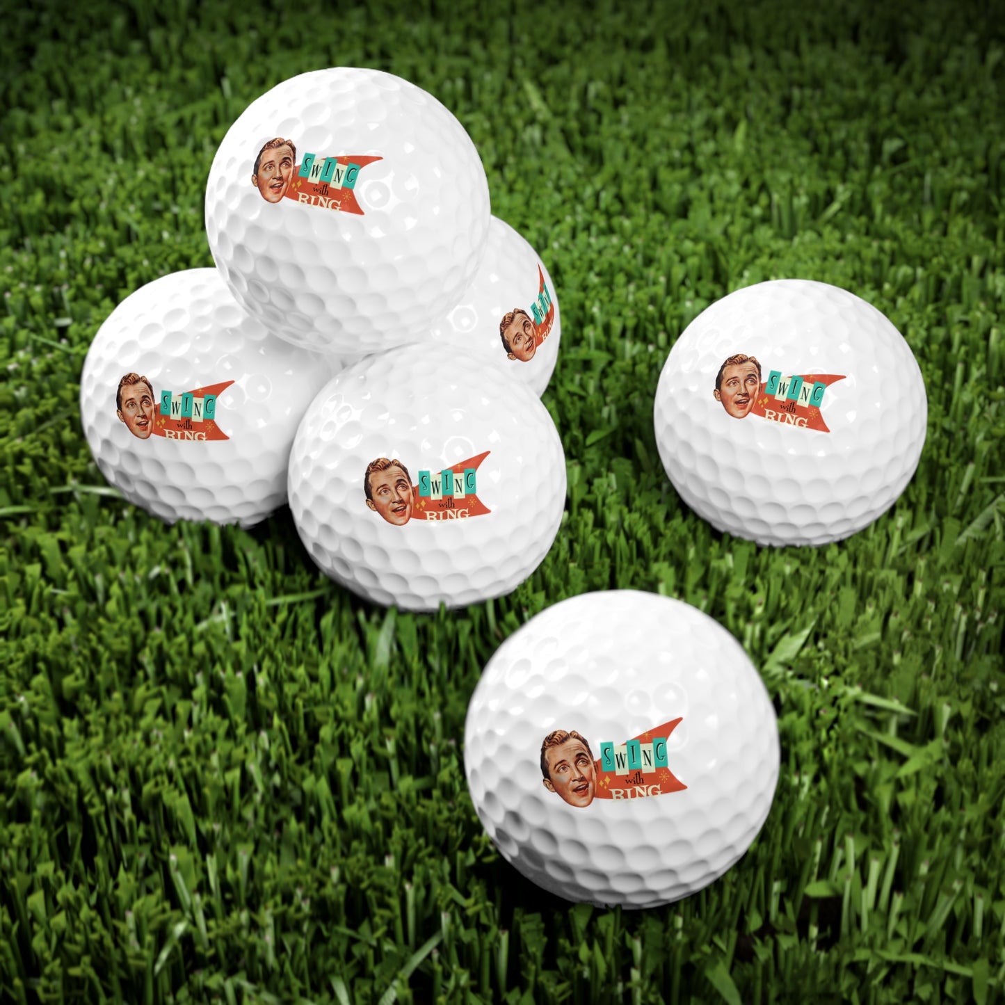 Swing with Bing — Golf Balls (6 Pack)