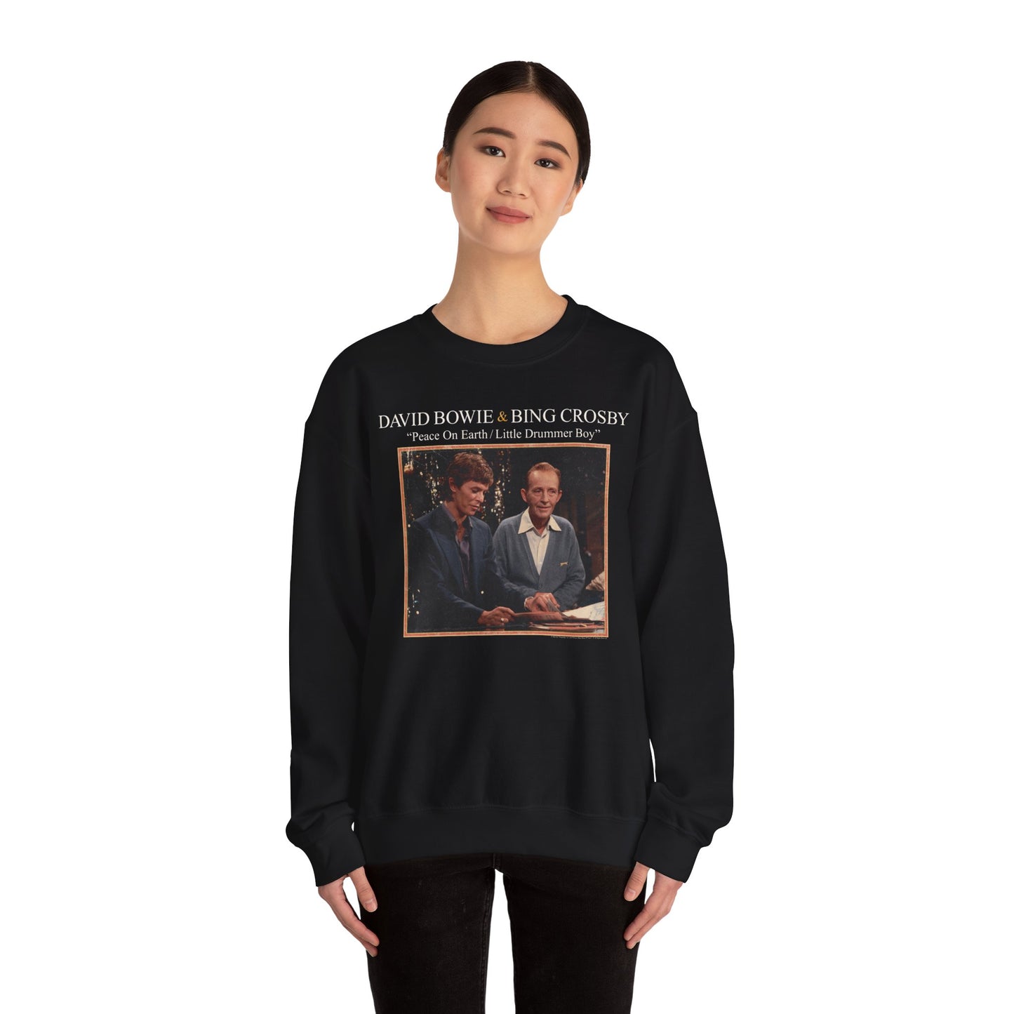 David Bowie x Bing Crosby – “Peace On Earth/“Little Drummer Boy” Unisex Sweatshirt