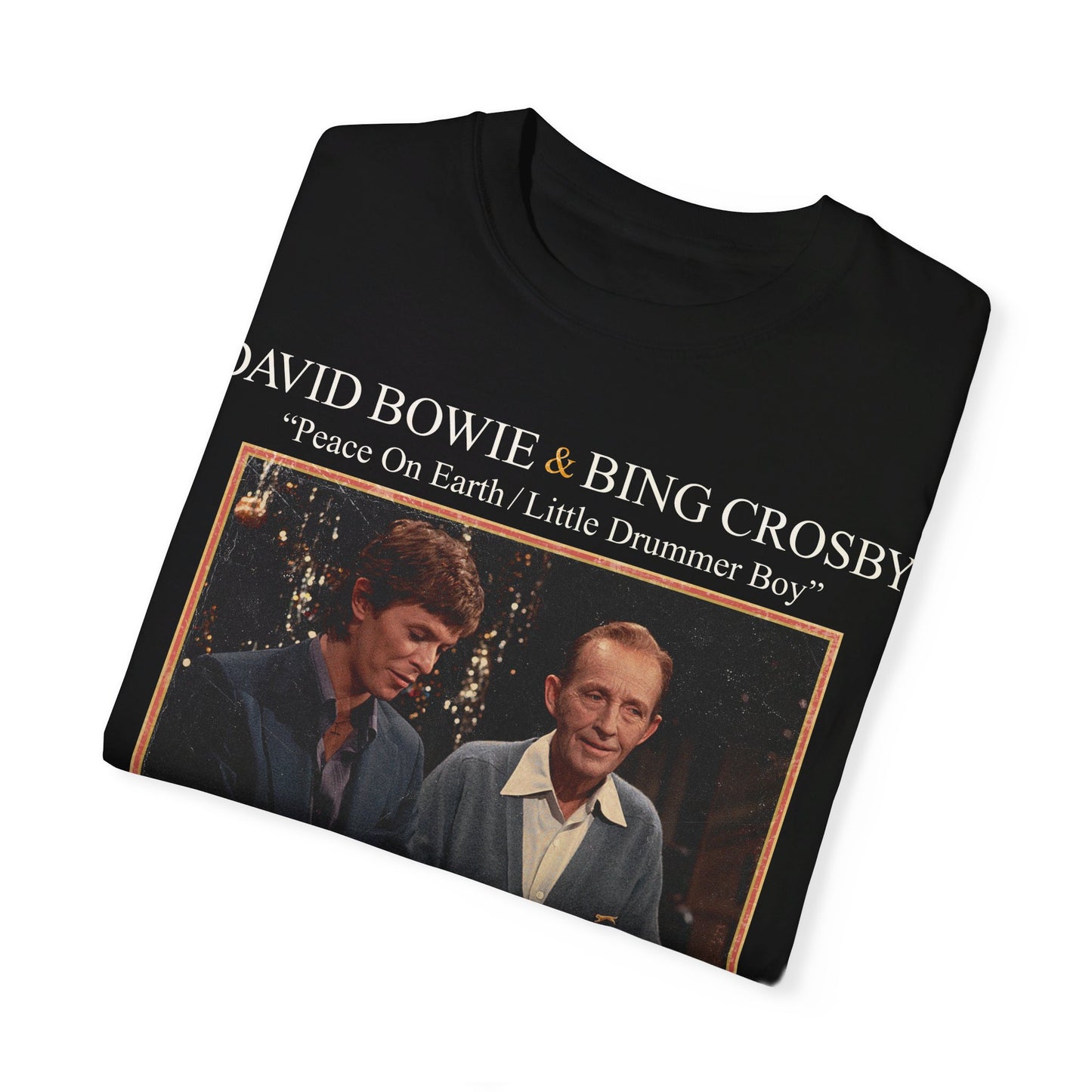 David Bowie x Bing Crosby Peace On Earth Little Drummer Boy - Unisex Tee