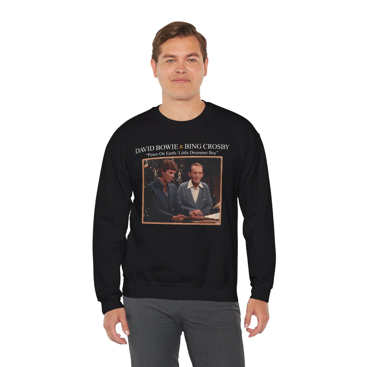 David Bowie x Bing Crosby – “Peace On Earth/“Little Drummer Boy” Unisex Sweatshirt