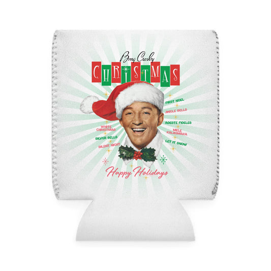 Bing Crosby Christmas Can Cooler Sleeve