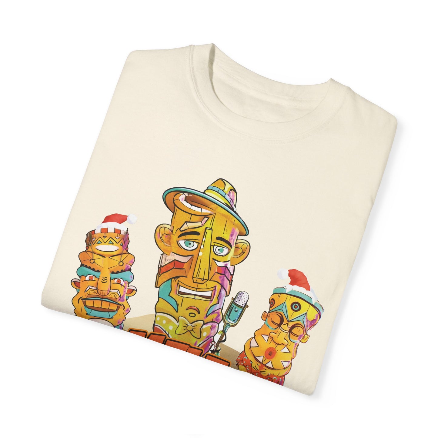 Mele Kalikimaka Unisex Garment-Dyed T-shirt