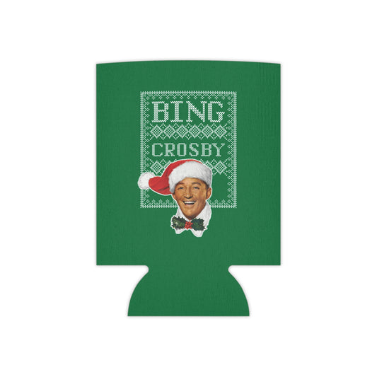 Festive Bing Can Cooler Sleeve -Green