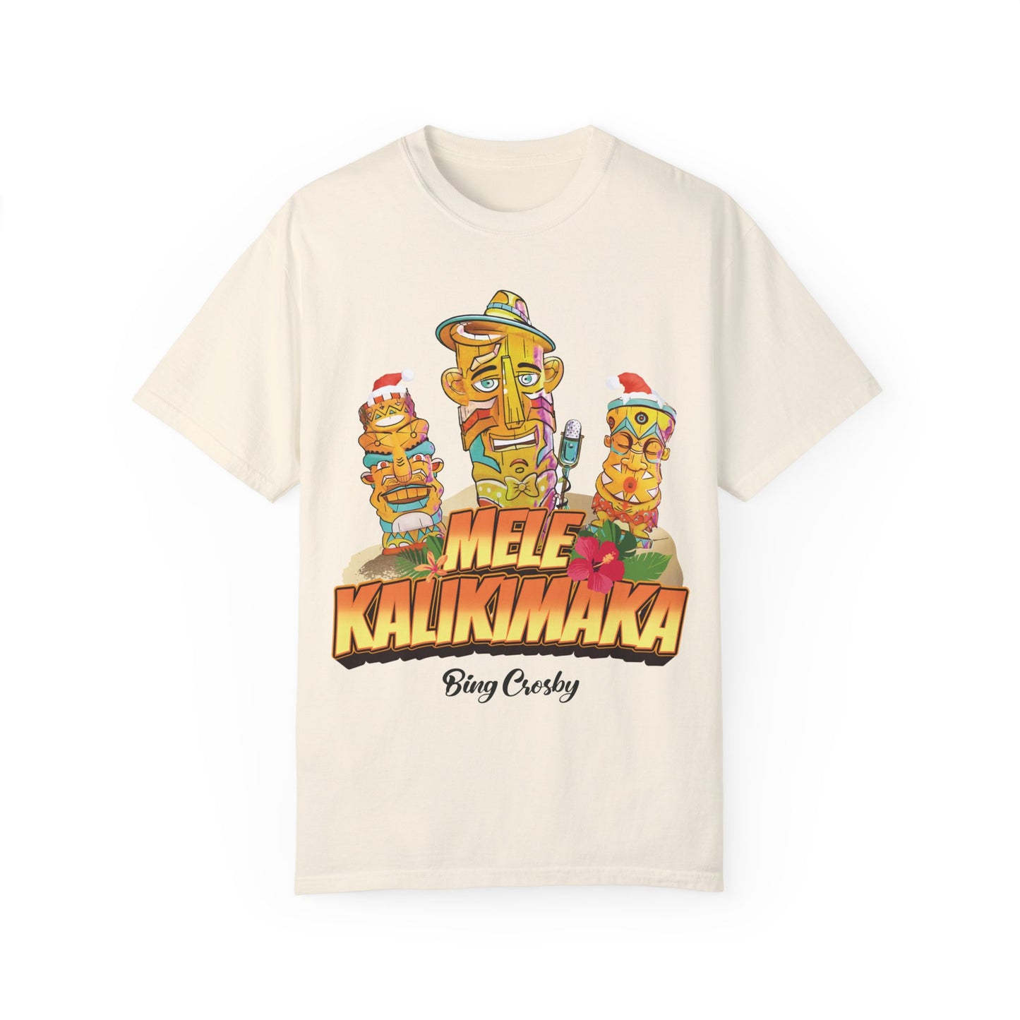 Mele Kalikimaka Shirt, Beige Tote & Mug Bundle