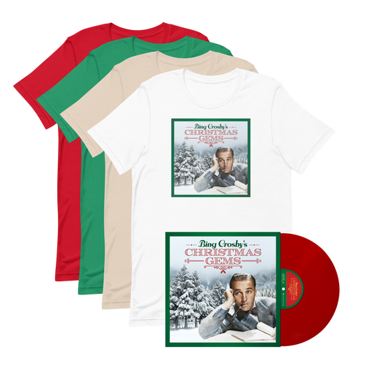 Bing Crosby's Christmas Gems Vinyl & Tee Bundle [Pre-Order]
