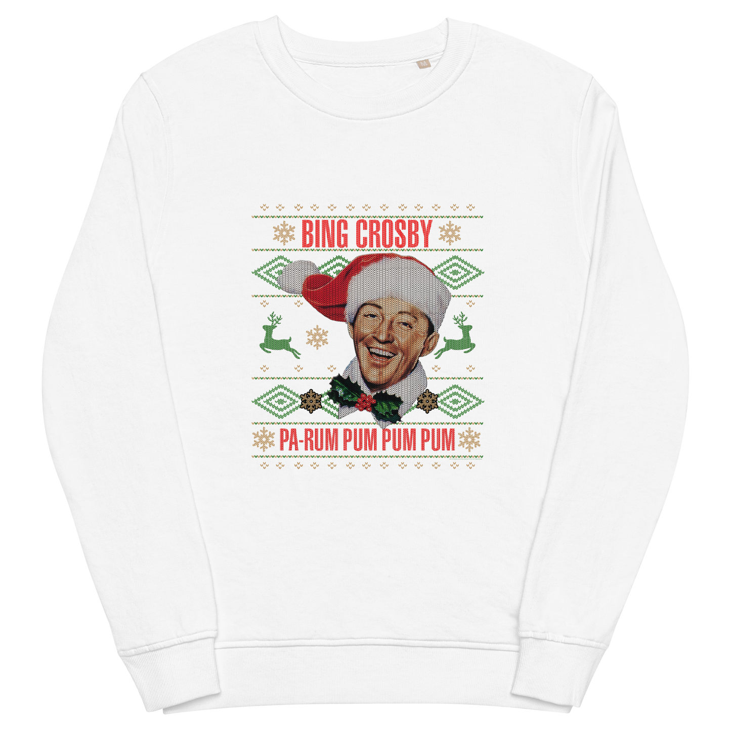 Bing Crosby Ugly Christmas Crew Neck