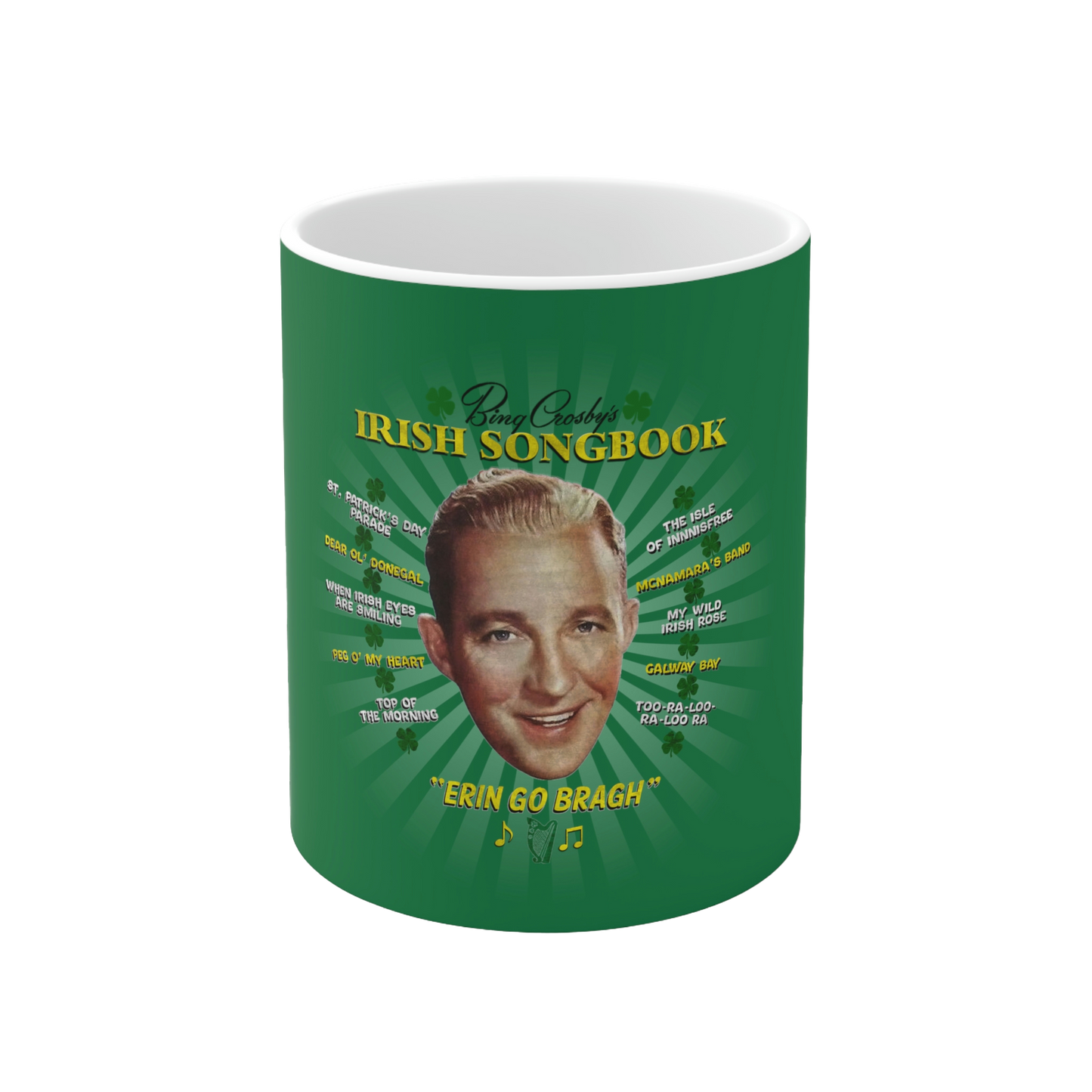 Bing Crosby's Irish Songbook Mug Green