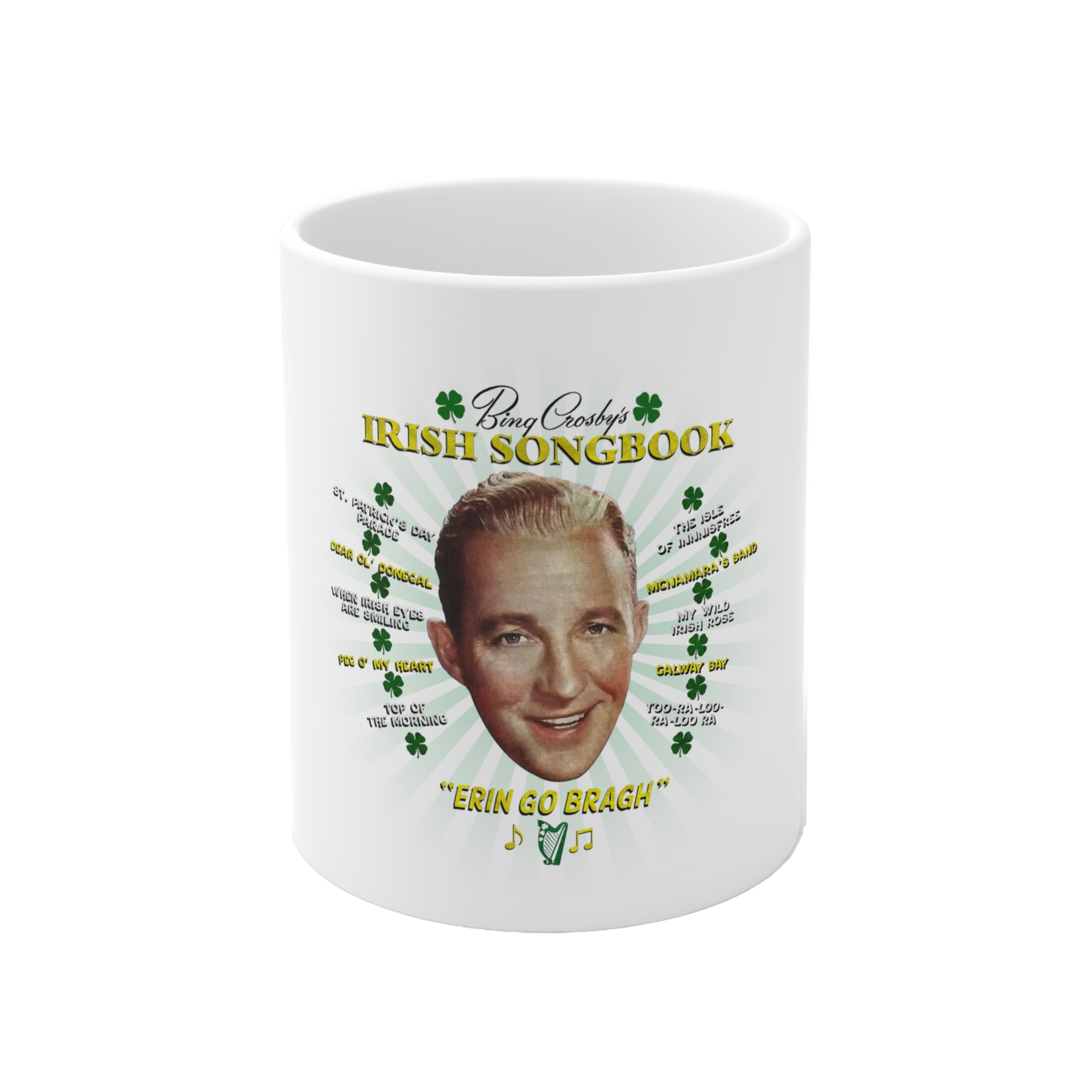 Bing Crosby's Irish Songbook Mug White